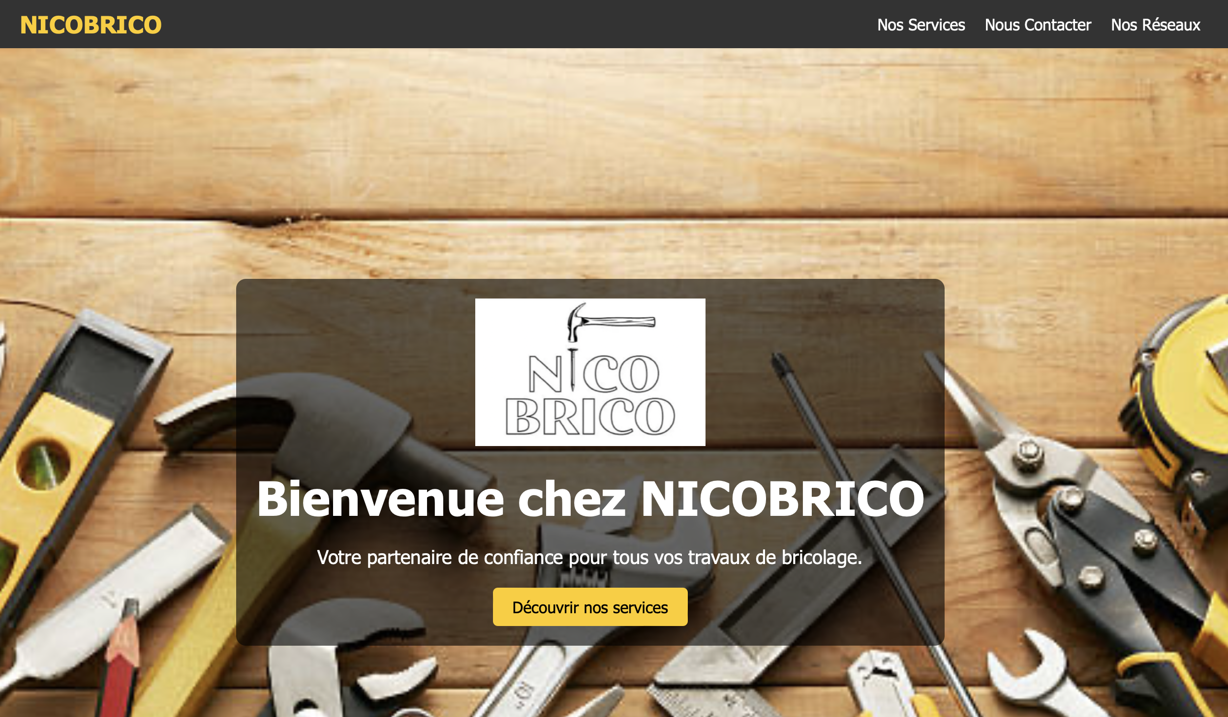 Projet 1 - Site professionnel
